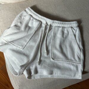 Zara terry shorts